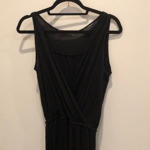 Olivia Moon black jumpsuit with elastic waistband